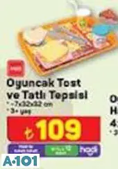 MGS OYUNCAK TOST VE TATLI TEPSİSİ